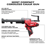 M12 12-Volt Lithium-Ion Cordless 10 oz. Caulk and Adhesive Gun (Tool-Only)