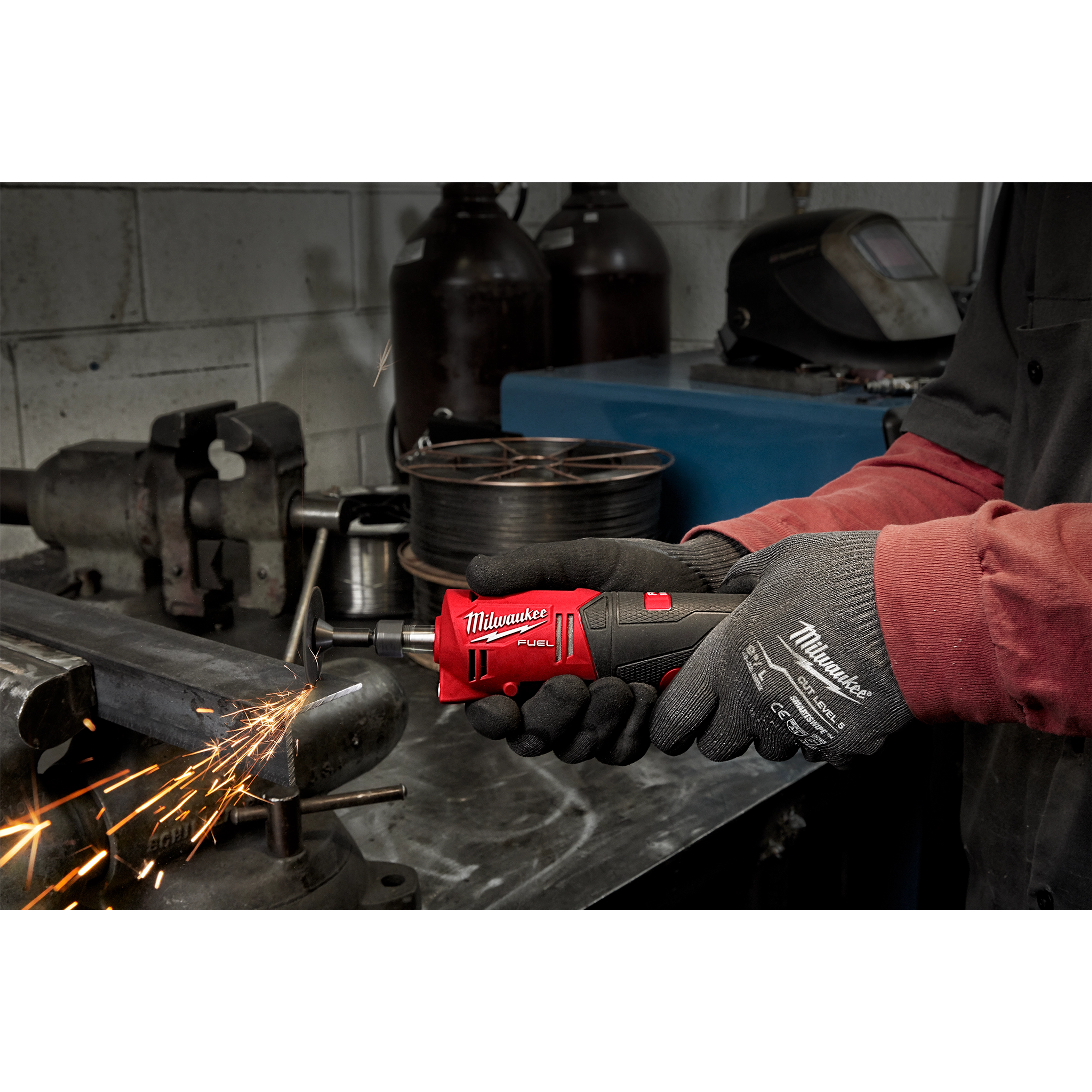 M12 FUEL 1/4" Straight Die Grinder Kit