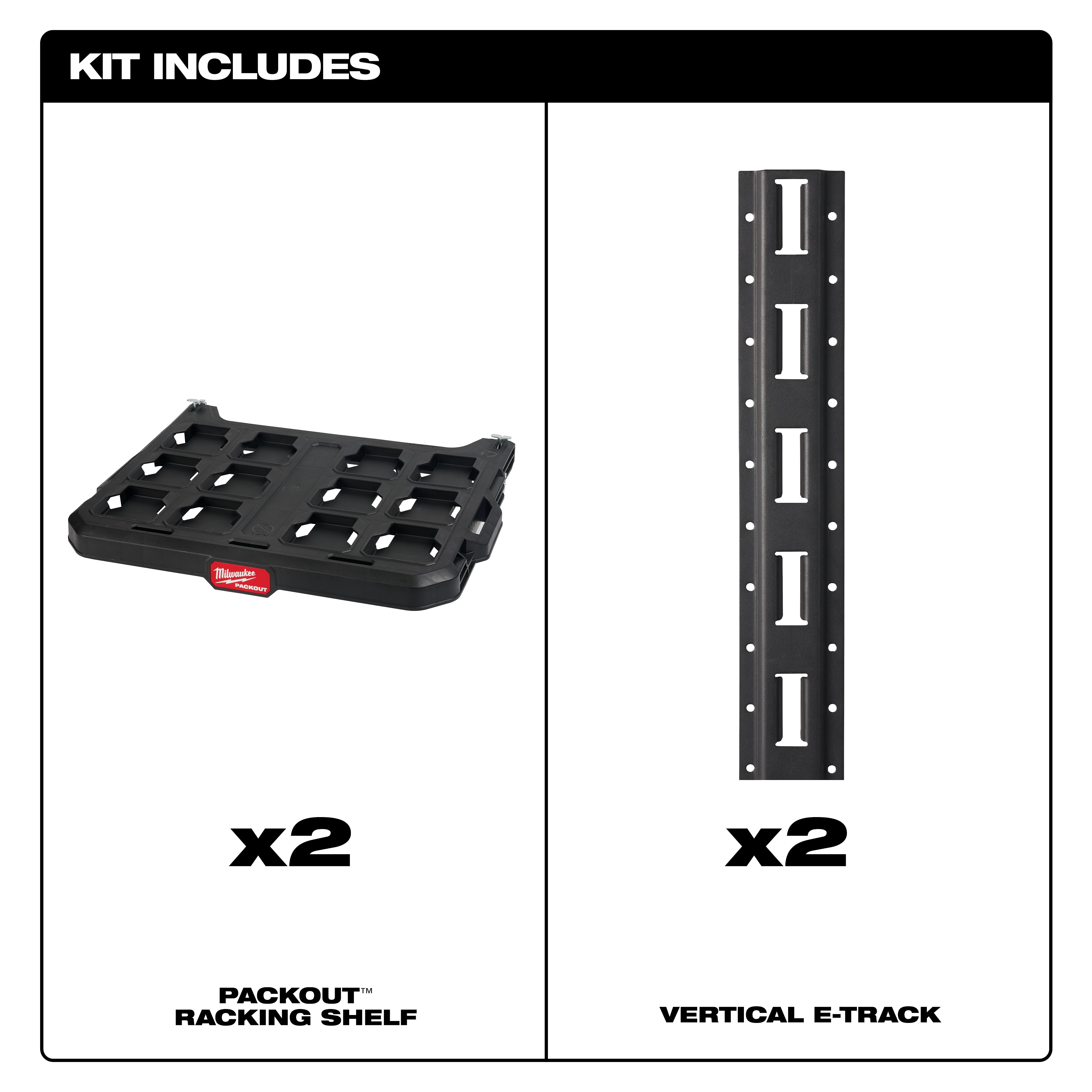 PACKOUT Racking Kit Includes Image