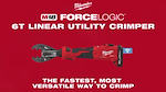FORCE LOGIC 6T Linear Utility Crimper