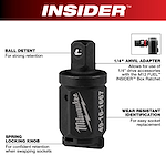 INSIDER™ Box Ratchet 1/4" Adapter