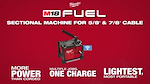 Milwaukee M18 FUEL Sectional Machine