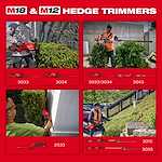 M18™ and M12™ Hedge Trimmer Guide