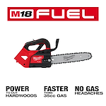 M18 FUEL 12" Top Handle Chainsaw
