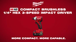 Milwaukee M18 Compact Brushless Hex 3-Speed Impact Driver2