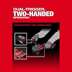 M18 FUEL™ 4-1/2" / 5" Dual-Trigger Braking Grinder