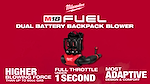Milwaukee® M18 FUEL™ Dual Battery Backpack Blower