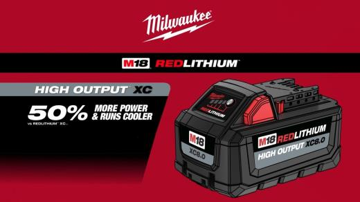 Milwaukee M18 REDLITHIUM HIGH OUTPUT XC Batteries