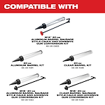 M12 12-Volt Lithium-ion Cordless 20 oz. Aluminum Barrel Caulk and Adhesive Gun Kit with(1) 1.5Ah Battery & Charger
