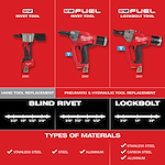 Rivet Tool/Lockbolt Tool Capacity Guide