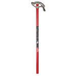 1/2" EMT Aluminum Conduit Bender with a red, long handle and a metallic head, designed for shaping electrical conduit pipes.