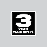 3 year tool warranty logo