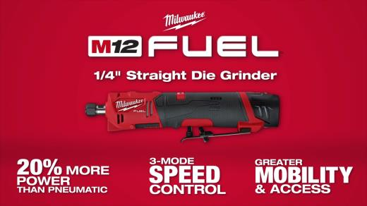 Milwaukee M12 FUEL 1_4 Straight Die Grinder