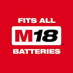 Fits all M18 batteries