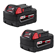 M18 REDLITHIUM XC5.0 Extended Capacity Battery Pack, 2 Pack