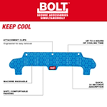 Walkaround image of the Milwaukee BOLT Safety Helmet Cooling Sweat Band and Liner highlighting its USPs