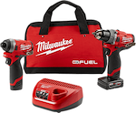 2598-22 - M12 FUEL™ 2-Tool Combo Kit- 1/2" Hammer Drill and 1/4" Hex Impact Driver