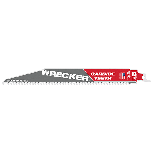 48-00-5242 - 6 TPI 9" The WRECKER™ with Carbide Teeth Sawzall Blade 1PK