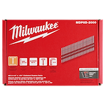 Image of the Milwaukee 8D 2-1/4" x .131" Collated Duplex Nails packaging