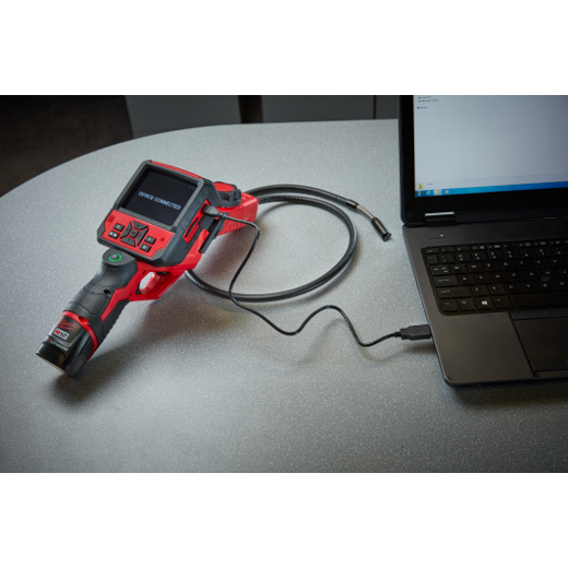 2315-20 M-Spector FLEX™ Console, 3 ft Inspection Camera Cable w/ PIVOTVIEW™, SD Card, USB Cable, (1) M12™ REDLITHIUM™ Compact Battery Pack, Charger and Carrying Case - M-SPECTOR FLEX™ Inspection Camera Cable W/ PIVOTVIEW™ Kit