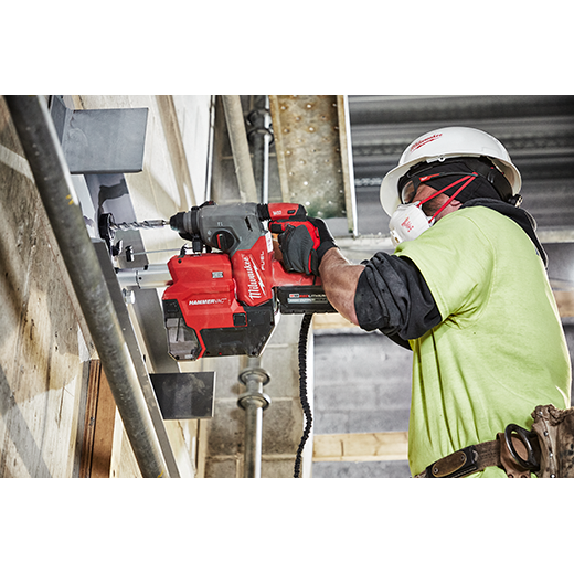 Milwaukee M18 Hammervac Dedicated Dust Extractor - Cordless Tool Dust Management System